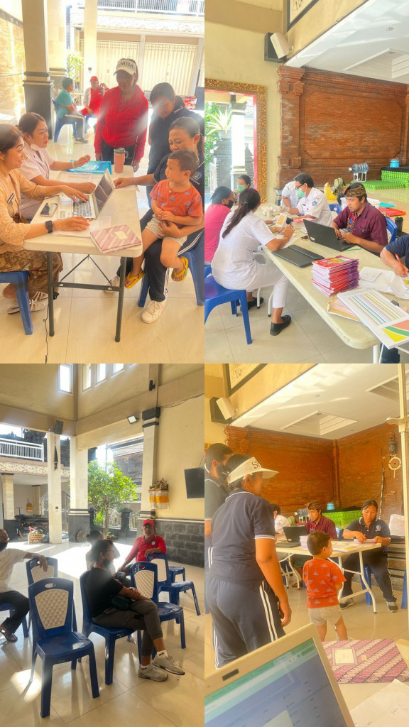 Kamis, 3 April 2025, Kegiatan Posyandu Lansia Br Kertayasa Kedonganan